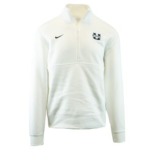 Men's utah state nike 1/4-zip sweatshirt white